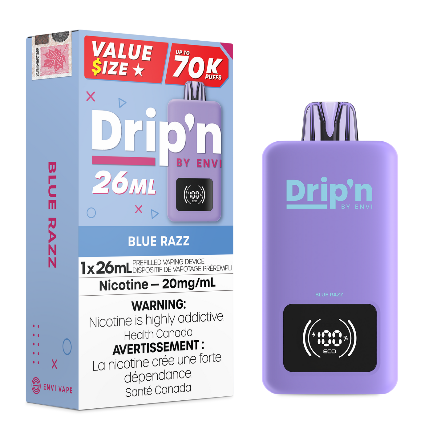 Drip'n 26ML Disposable - Blue Razz