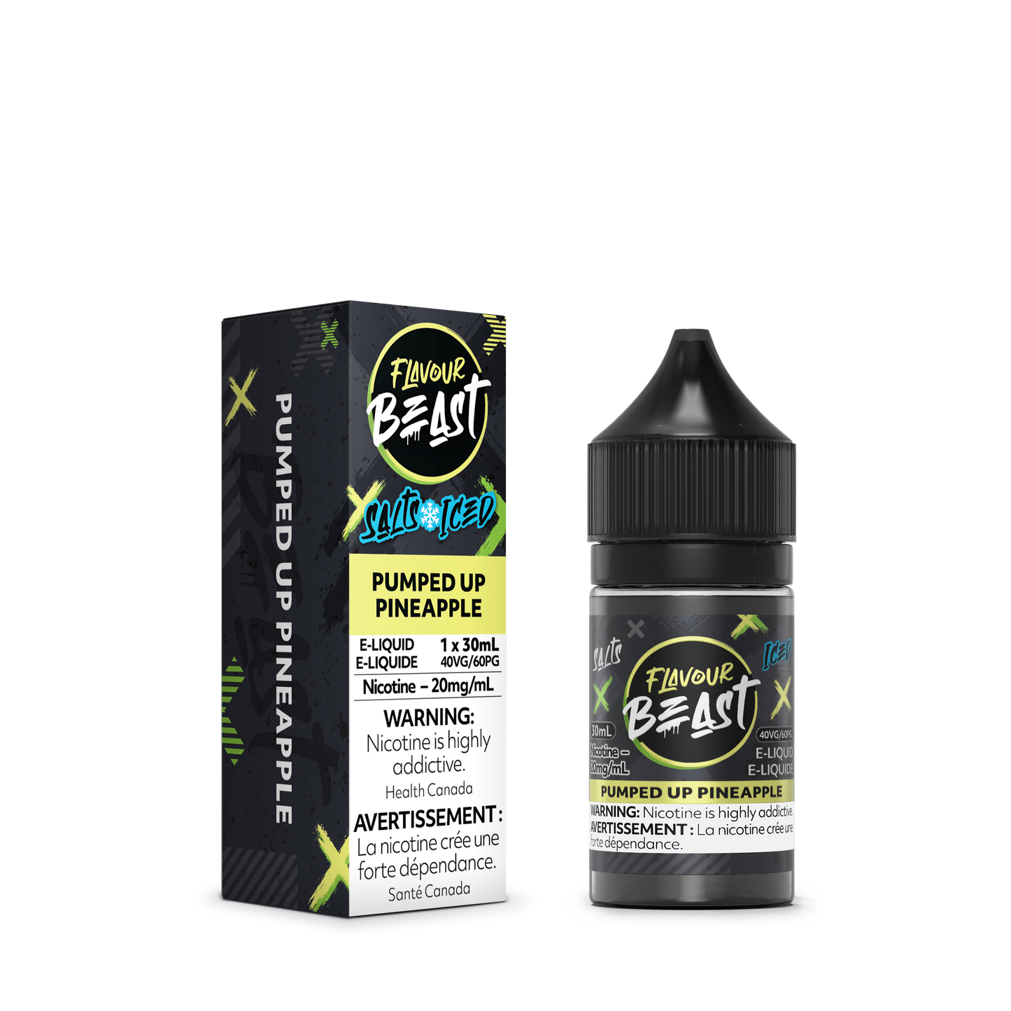 Flavour Beast Salt 20mg/ml - Pumped Up Pineapple Iced