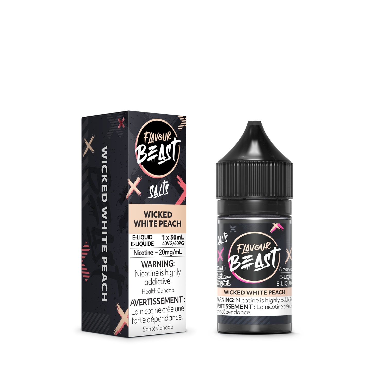 Flavour Beast Salt 20mg/ml - Wicked White Peach