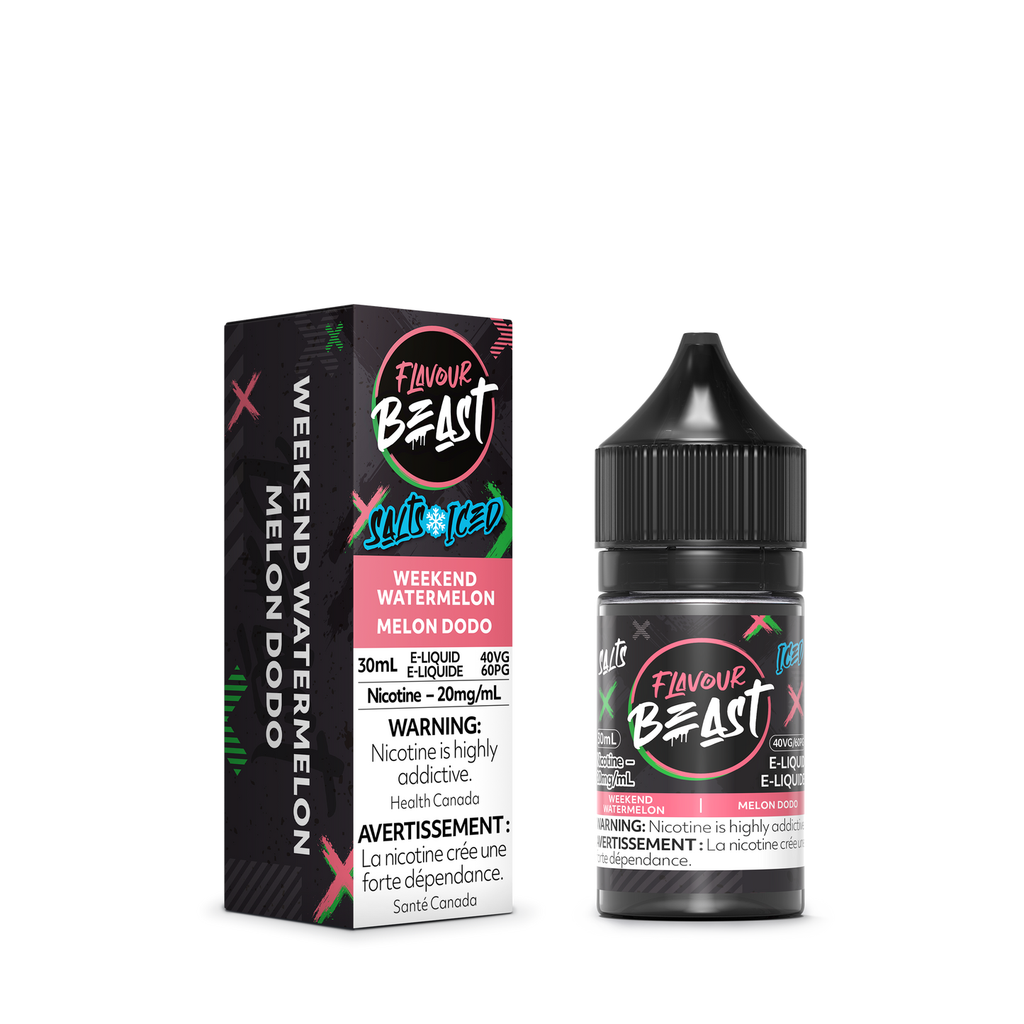 Flavour Beast Salt 20mg/ml - Weekend Watermelon Iced