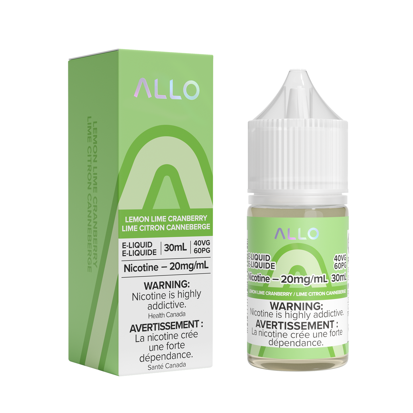 Allo Salt 20mg/ml - Lemon Lime Cranberry