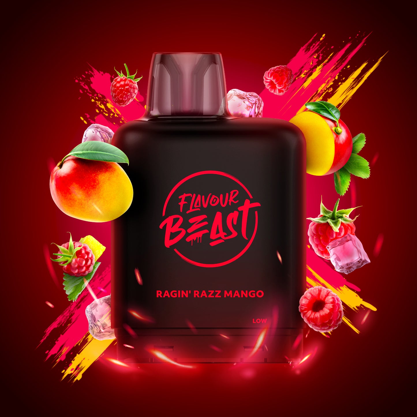 Level X Flavour Beast Boost G2 Pod - Ragin' Razz Mango Iced