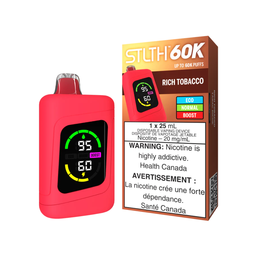 STLTH 60k Disposable Vape - Rich Tobacco
