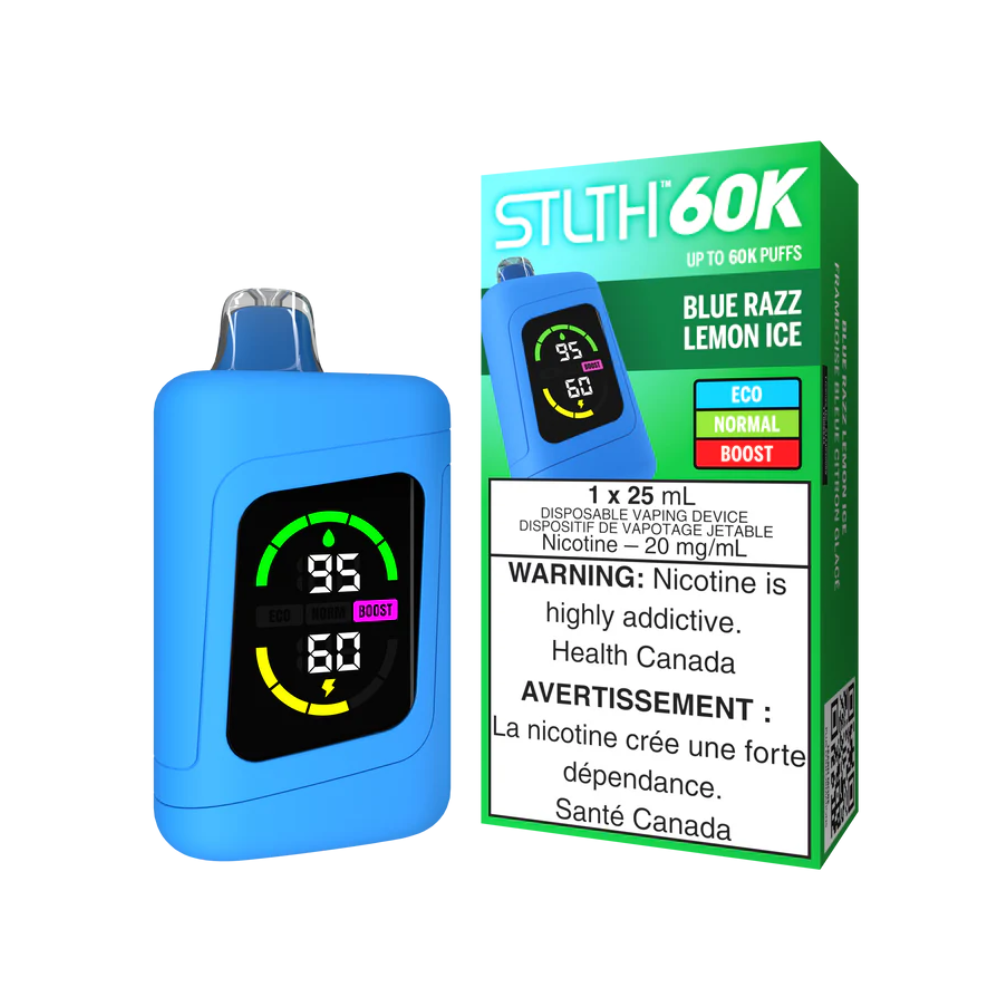 STLTH 60k Disposable Vape - Blue Razz Lemon Ice