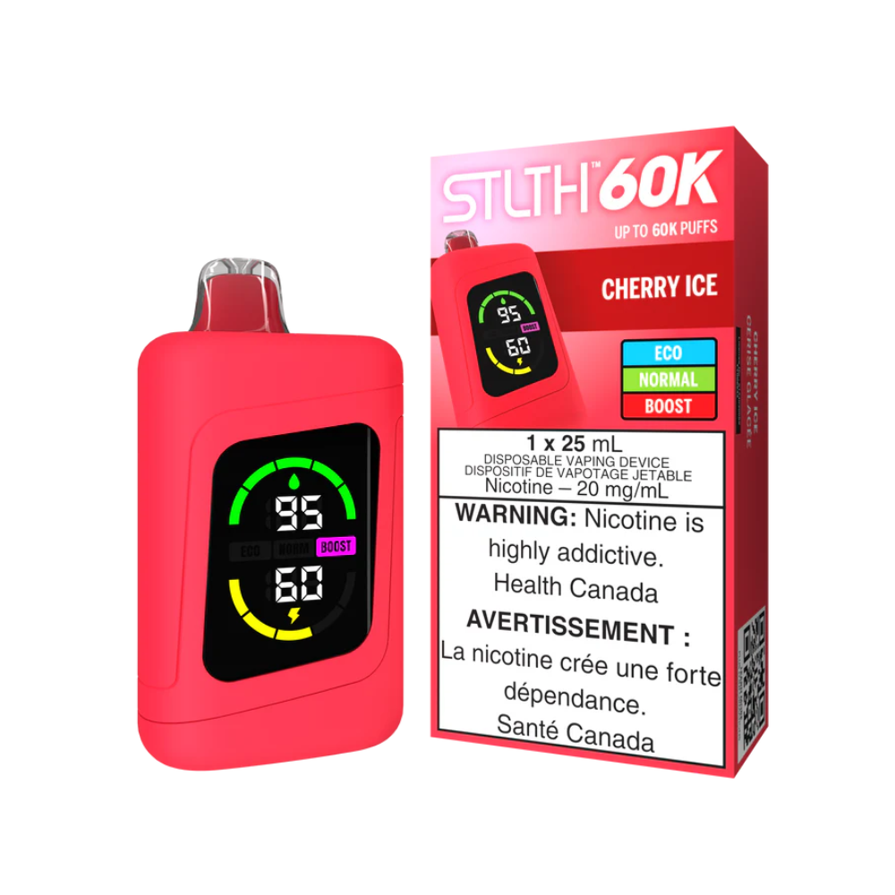 STLTH 60k Disposable Vape - Cherry Ice