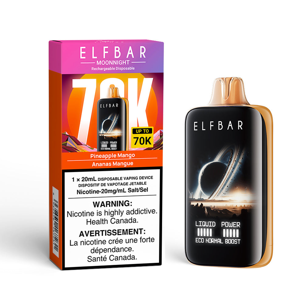 Elf Bar MoonNight 70K Disposable Vape - Pineapple Mango