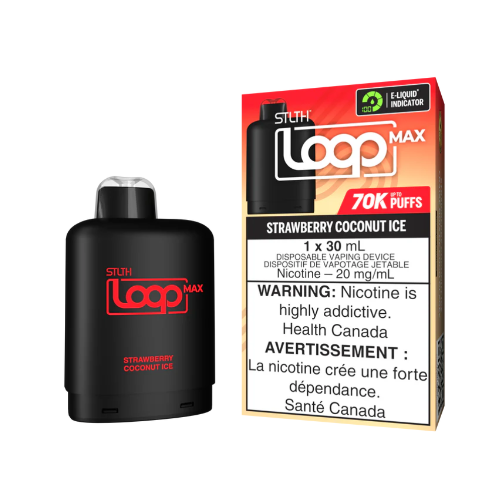 Stlth Loop Max 70K Pod - Strawberry Coconut Ice