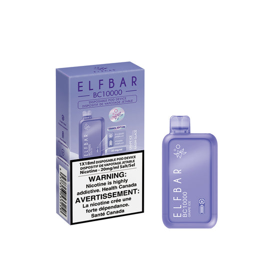 ELF Bar BC10K - Grape Ice