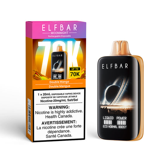 Elf Bar MoonNight 70K Disposable Vape - Double Mango