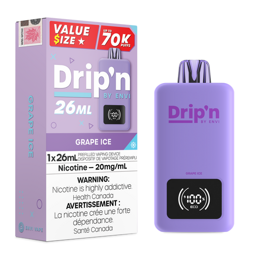 Drip'n 26ML Disposable - Grape Ice