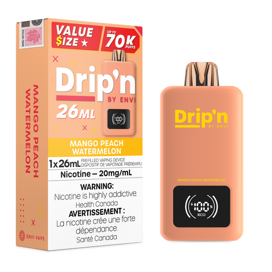 Drip'n 26ML Disposable - Mango Peach Watermelon
