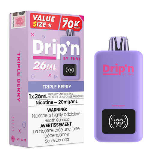 Drip'n 26ML Disposable - Triple Berry