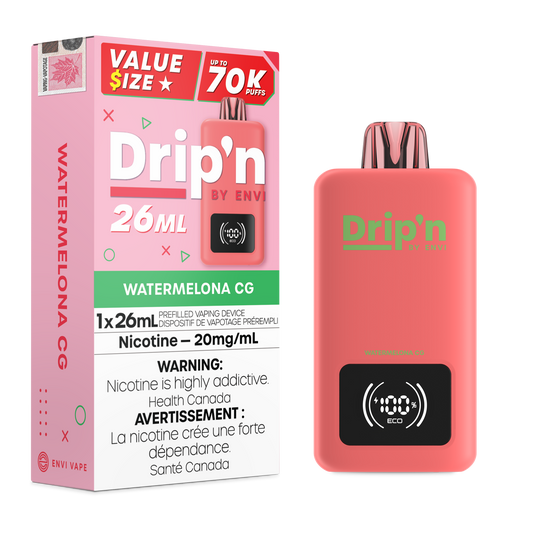 Drip'n 26ML Disposable - Watermelona CG