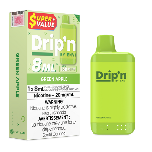 Drip'n 8ml Disposable - Green Apple