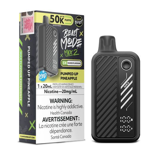 Flavour Beast Mode Max 2 Disposable Vape - Pumped Up Pineapple