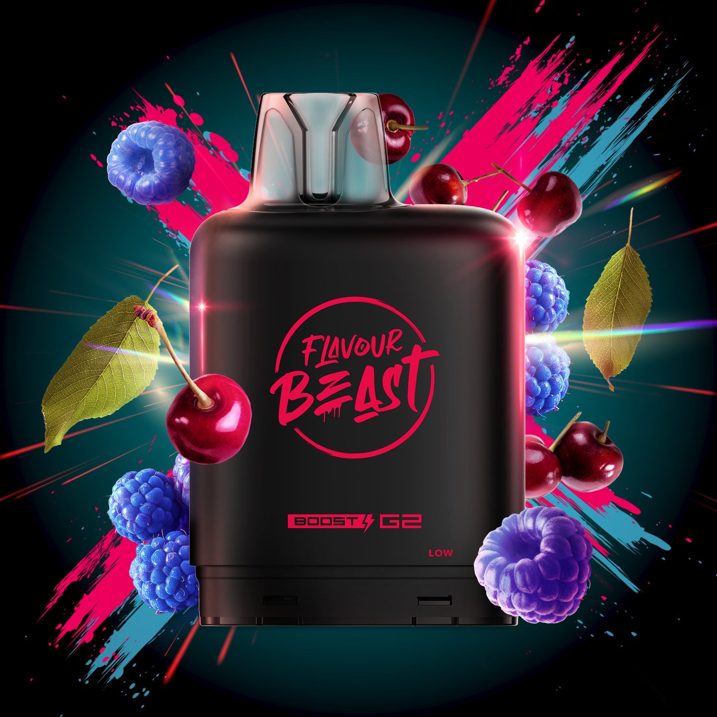 Level X Flavour Beast Boost G2 Pod - Blue Raspberry Cherry
