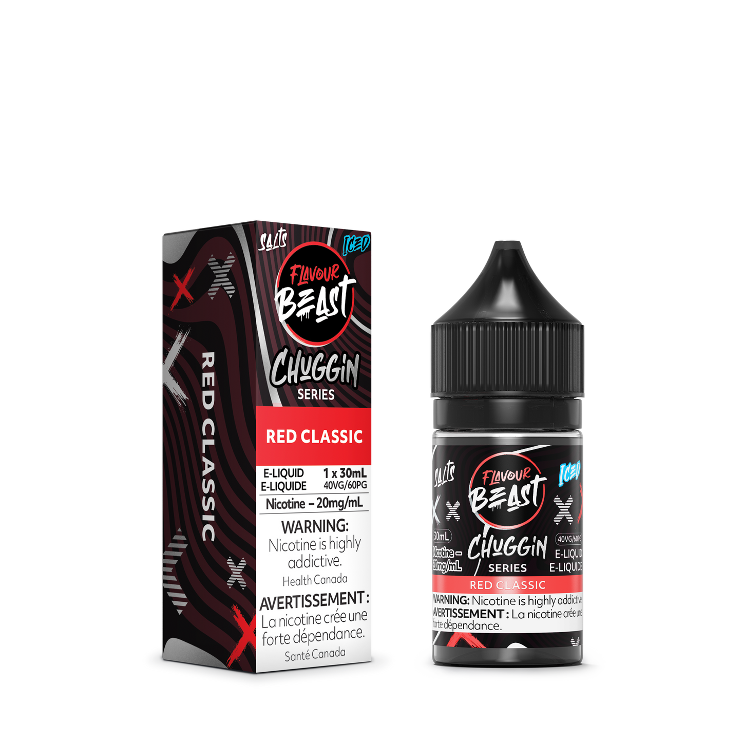 Flavour Beast Salt 20mg/ml - Chuggin Red Classic (Iced)
