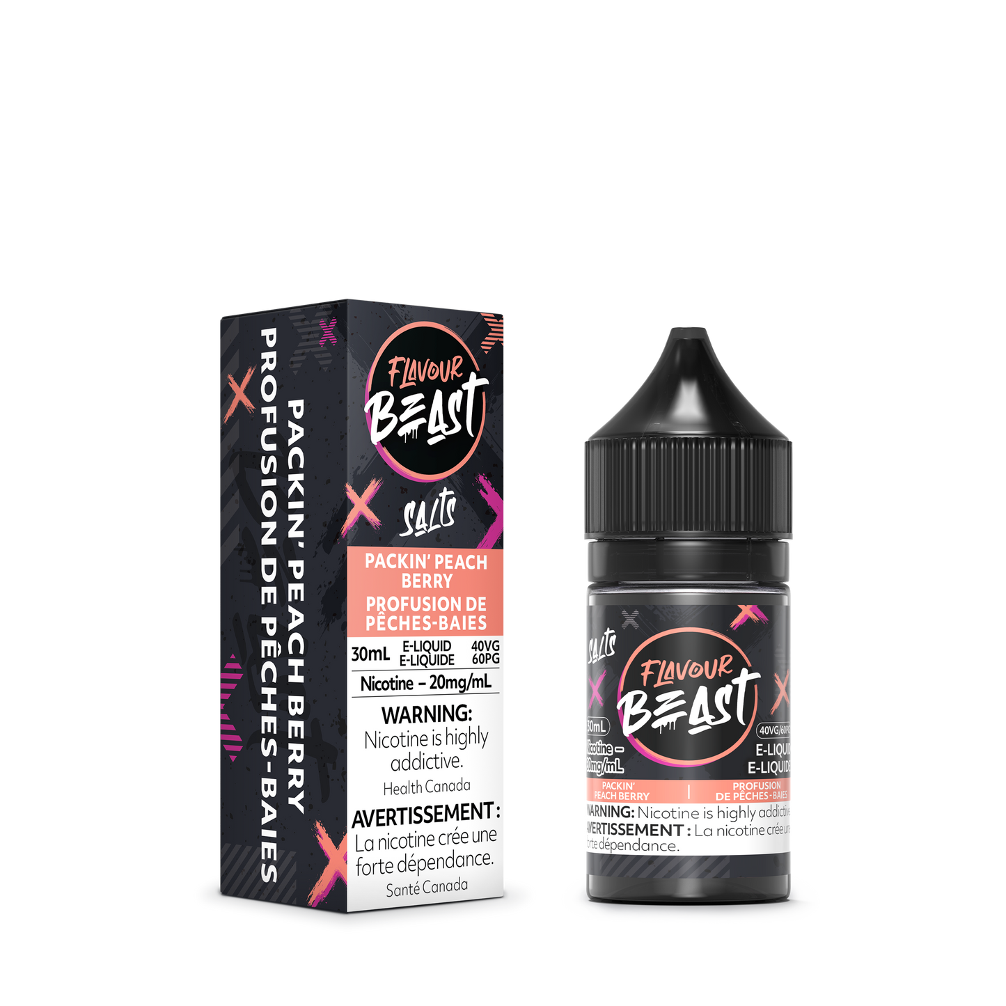 Flavour Beast Salt 20mg/ml - Packin' Peach Berry