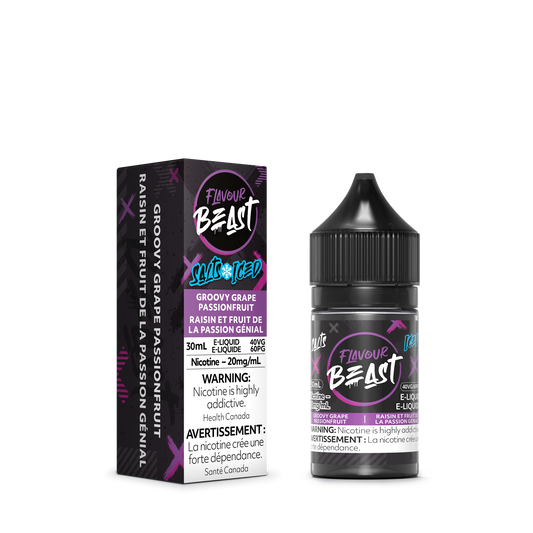 Flavour Beast Salt 20mg/ml - Groovy Grape Passionfruit Iced