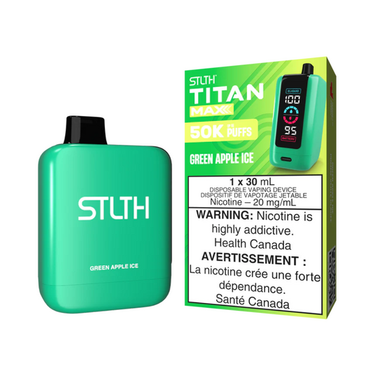 Stlth Titan Max 50K - Green Apple Ice