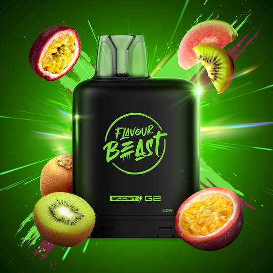 Level X Flavour Beast Boost G2 Pod - Kewl Kiwi Passionfruit