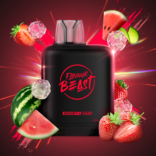 Level X Flavour Beast Boost G2 Pod - Savage Strawberry Watermelon Iced