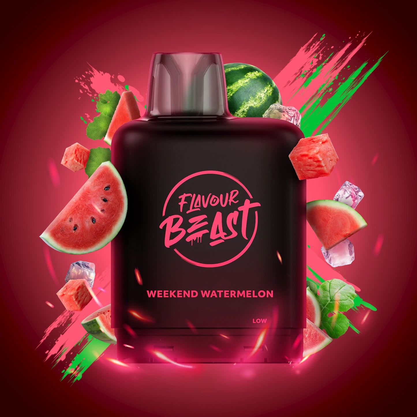 Level X Flavour Beast Boost G2 Pod - Weekend Watermelon Iced