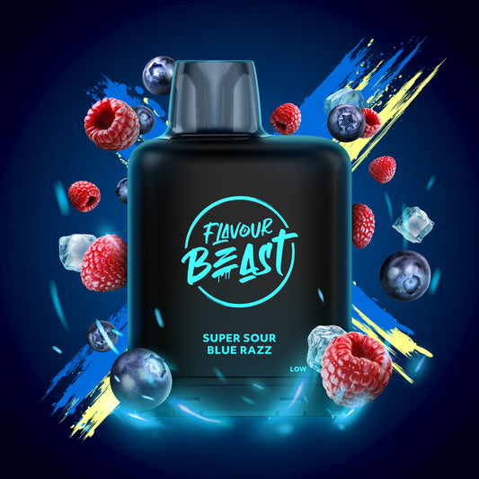 Level X Flavour Beast Boost G2 Pod - Super Sour Blue Razz Iced