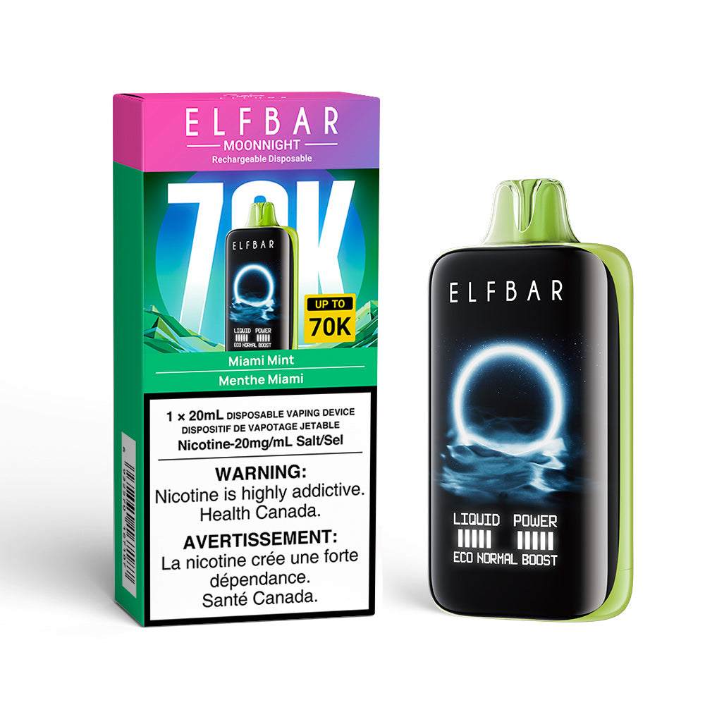 Elf Bar MoonNight 70K Disposable Vape - Miami Mint