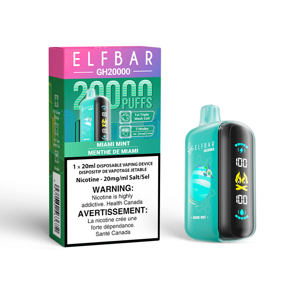 Elf Bar GH20K Disposable Vape - Miami Mint
