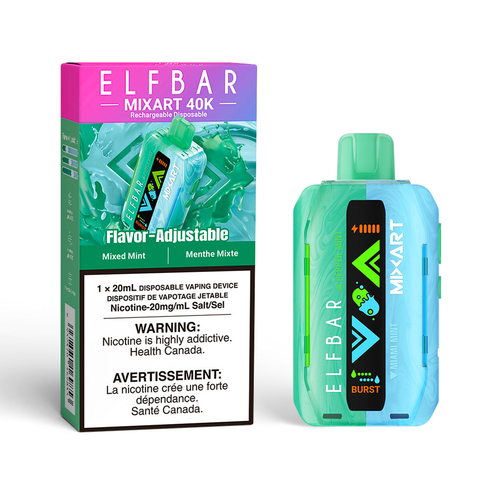 Elf Bar MixArt 40K Disposable Vape - Mixed Mint