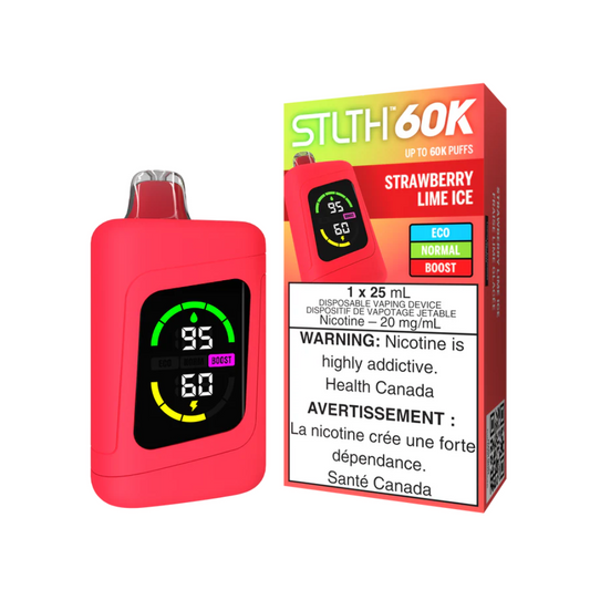 STLTH 60k Disposable Vape - Strawberry Lime Ice