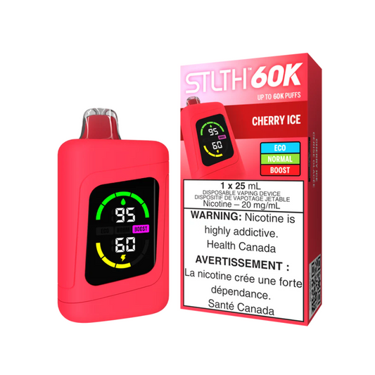 STLTH 60k Disposable Vape - Cherry Ice