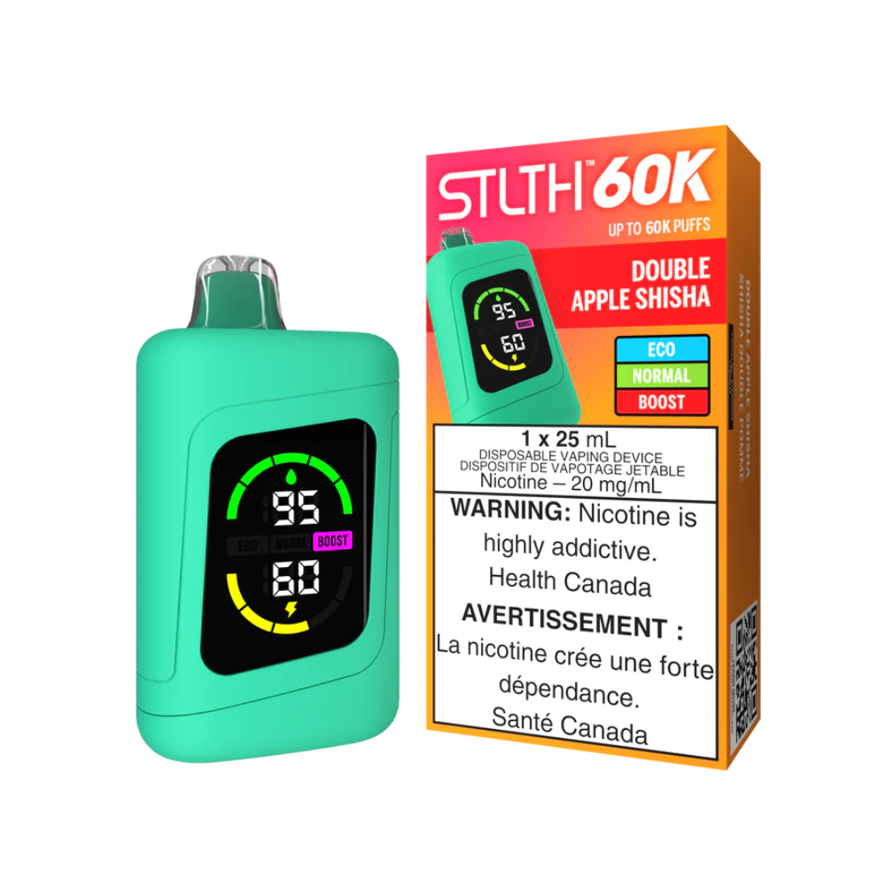 STLTH 60k Disposable Vape - Double Apple Shisha
