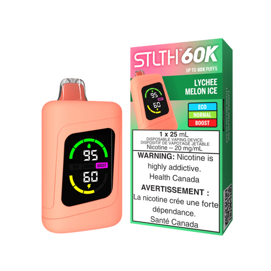 STLTH 60k Disposable Vape - Lychee Melon Ice