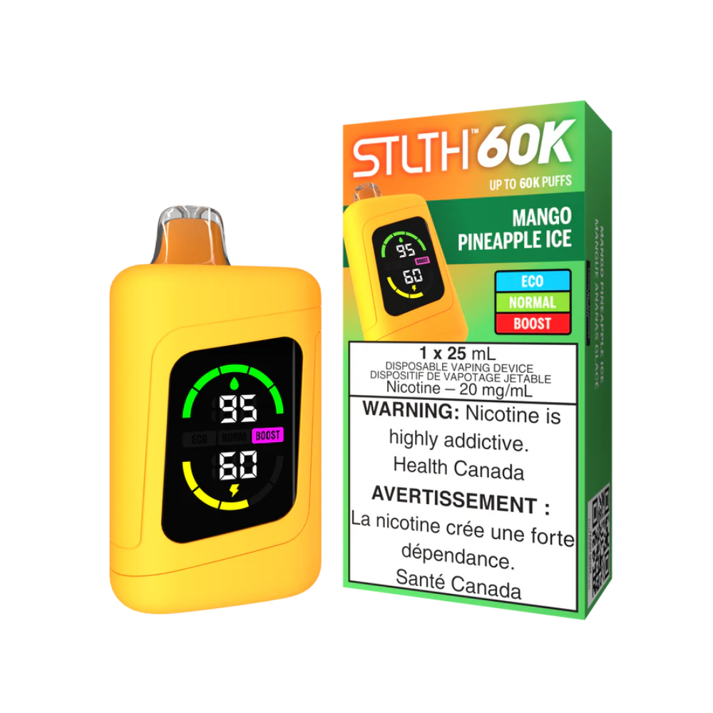 STLTH 60k Disposable Vape - Mango Pineapple Ice