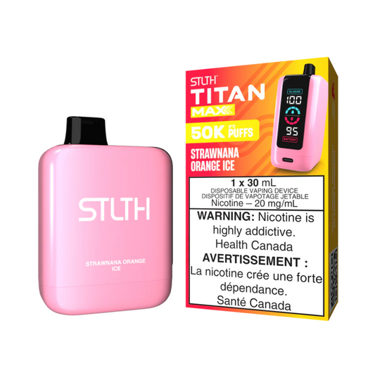 Stlth Titan Max 50K - Strawnana Orange Ice