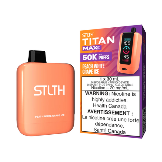 Stlth Titan Max 50K - Peach White Grape Ice
