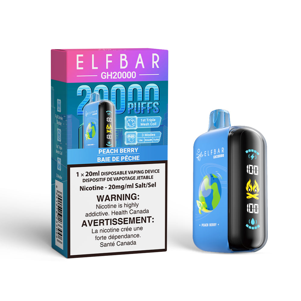 Elf Bar GH20K Disposable Vape - Peach Berry