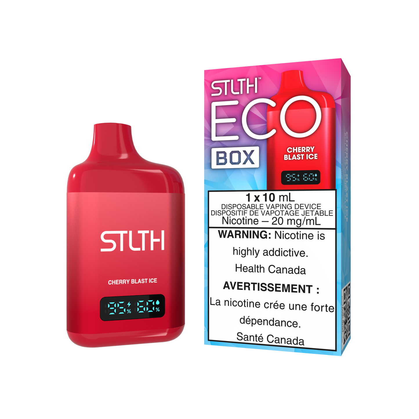 Stlth Eco Box 10ml - Cherry Blast Ice