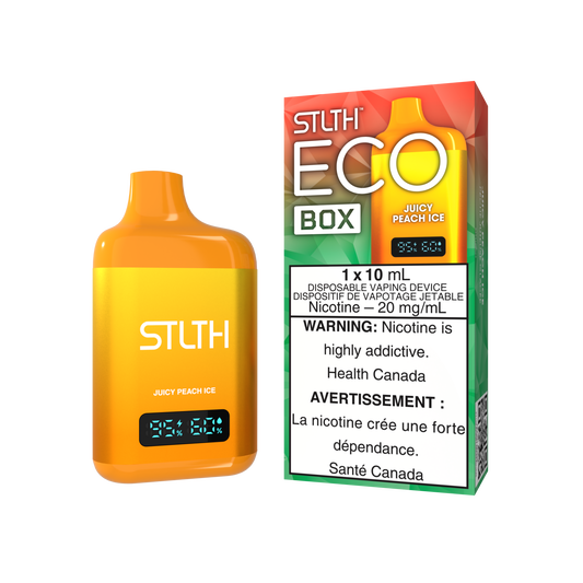 Stlth Eco Box 10ml - Juicy Peach Ice