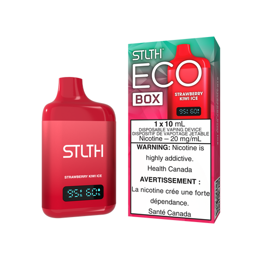 Stlth Eco Box 10ml - Strawberry Kiwi Ice