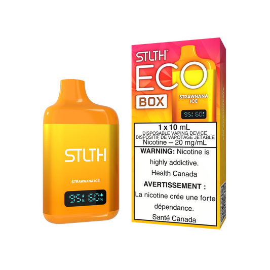 Stlth Eco Box 10ml - Strawnana Ice