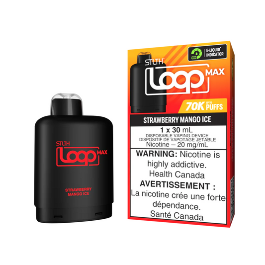 Stlth Loop Max 70K Pod - Strawberry Mango Ice