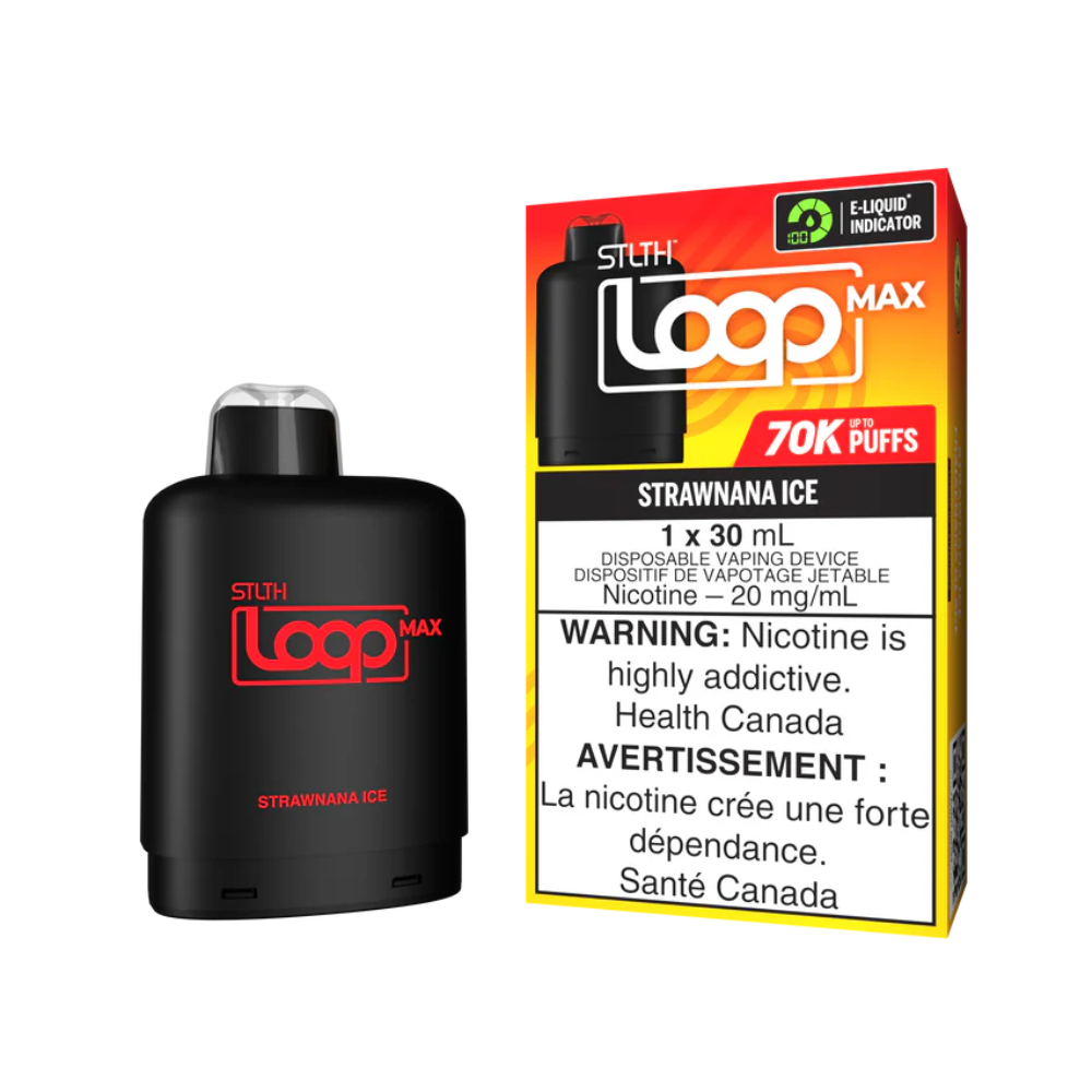 Stlth Loop Max 70K Pod - Strawnana Ice