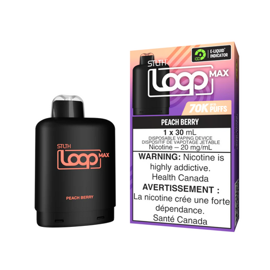 Stlth Loop Max 70K Pod - Peach Berry