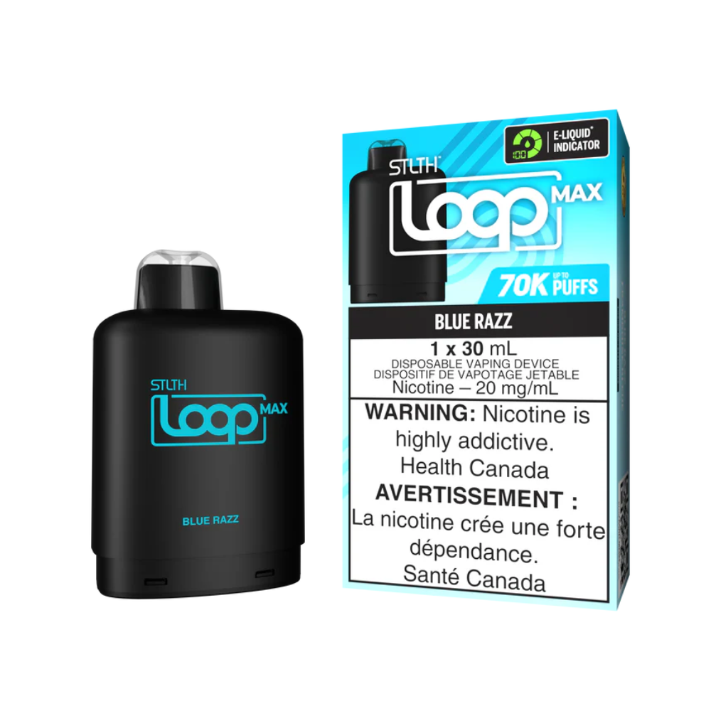 Stlth Loop Max 70K Pod - Blue Razz