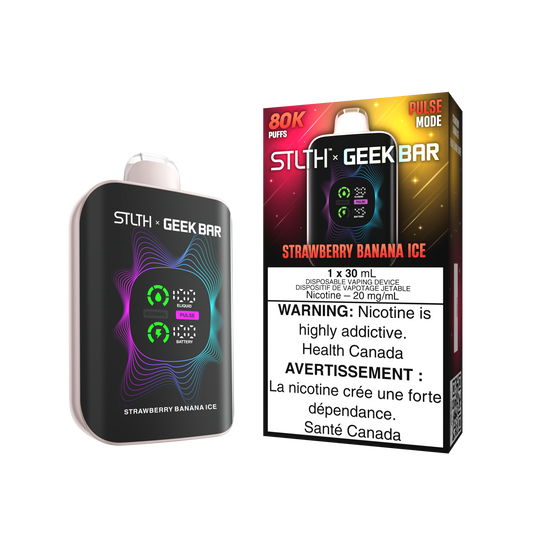 STLTH X GEEK BAR 80K DISPOSABLE - STAWBERRY BANANA ICE