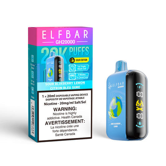 Elf Bar GH20K Disposable Vape - Sour Blueberry Lemon