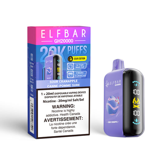 Elf Bar GH20K Disposable Vape - Sour Cranapple